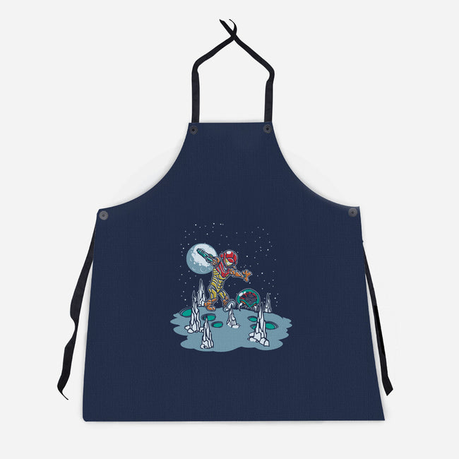 Samus And Metroid-Unisex-Kitchen-Apron-Arinesart