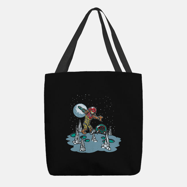 Samus And Metroid-None-Basic Tote-Bag-Arinesart