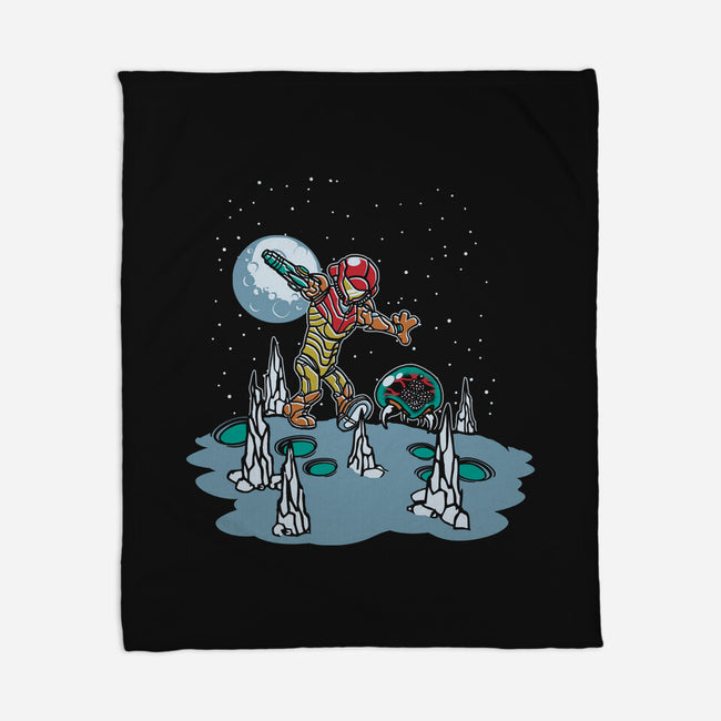 Samus And Metroid-None-Fleece-Blanket-Arinesart