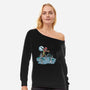 Samus And Metroid-Womens-Off Shoulder-Sweatshirt-Arinesart