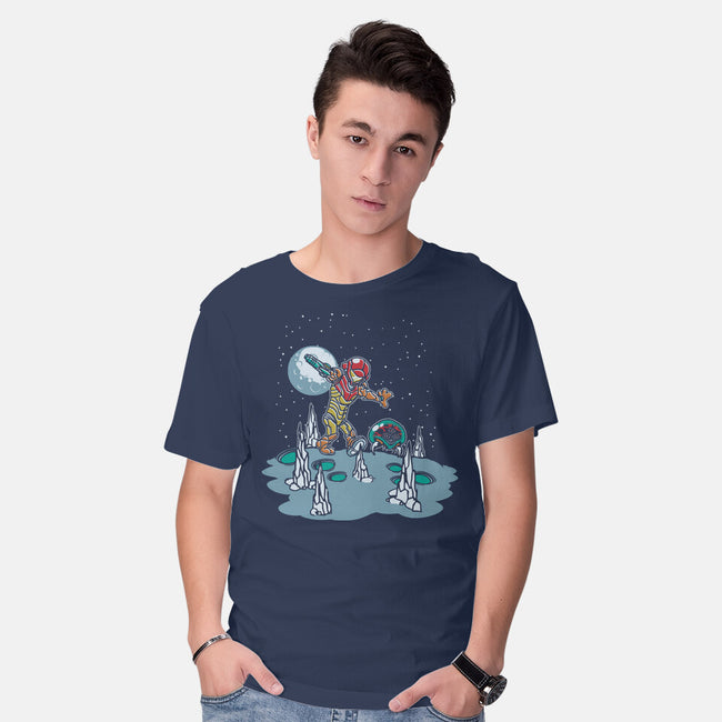 Samus And Metroid-Mens-Basic-Tee-Arinesart