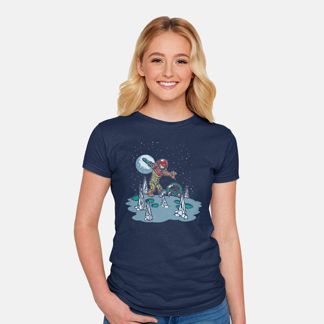 Samus And Metroid-Womens-Fitted-Tee-Arinesart