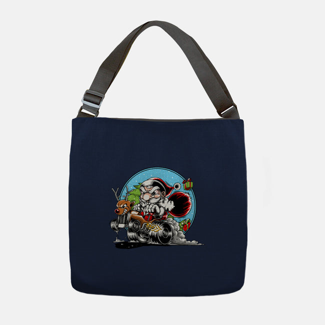 Let's Go Santa-None-Adjustable Tote-Bag-joerawks