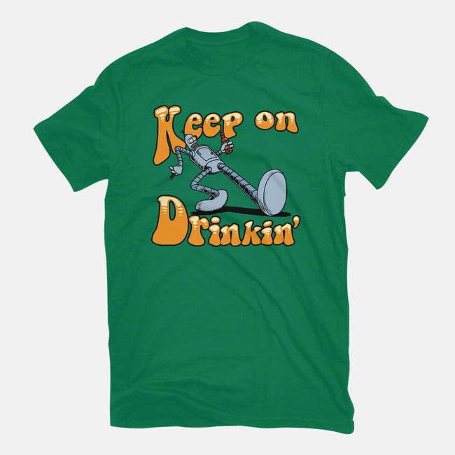 Keep On Drinkin-Womens-Basic-Tee-joerawks