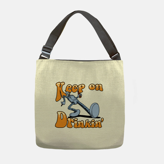 Keep On Drinkin-None-Adjustable Tote-Bag-joerawks