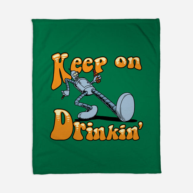 Keep On Drinkin-None-Fleece-Blanket-joerawks