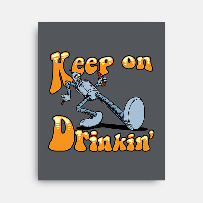 Keep On Drinkin-None-Stretched-Canvas-joerawks