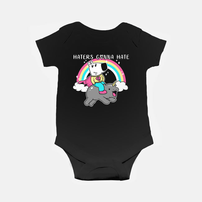 Haters Gonna Hate Tee-Baby-Basic-Onesie-naomori