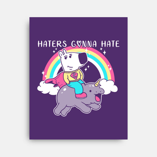 Haters Gonna Hate Tee-None-Stretched-Canvas-naomori