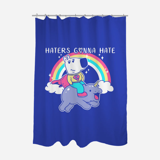 Haters Gonna Hate Tee-None-Polyester-Shower Curtain-naomori