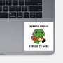 Froglic-None-Glossy-Sticker-naomori