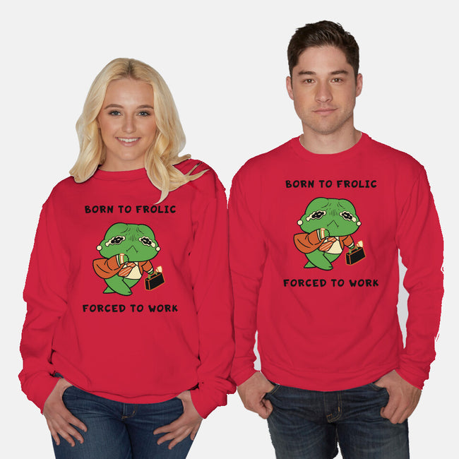 Froglic-Unisex-Crew Neck-Sweatshirt-naomori