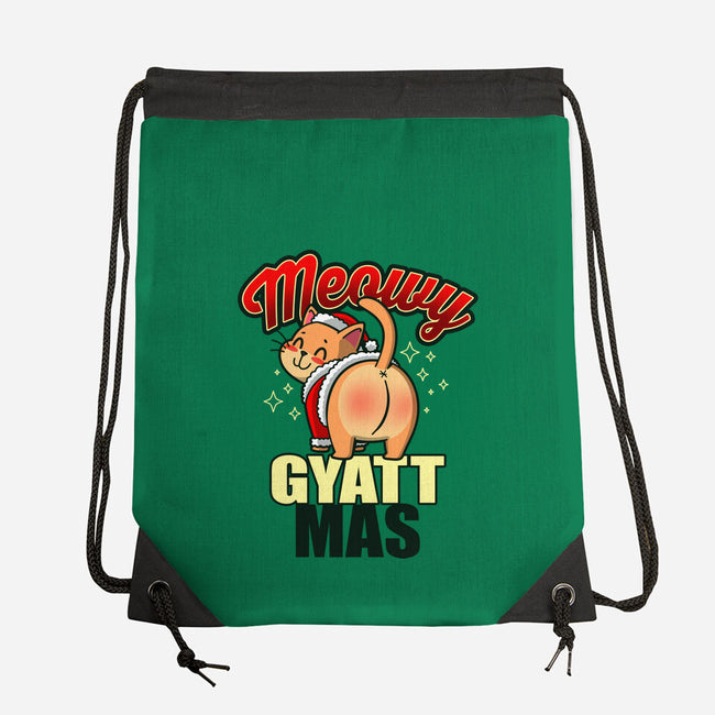 Meowy Gyattmas-None-Drawstring-Bag-Boggs Nicolas