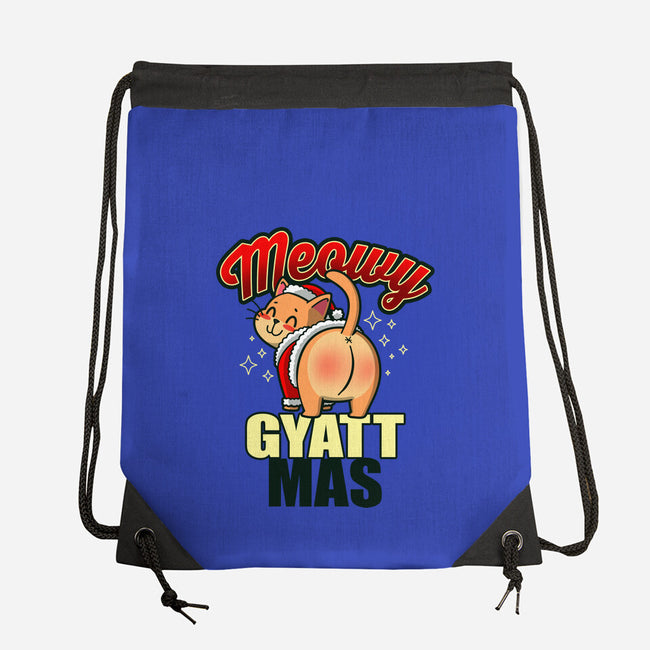 Meowy Gyattmas-None-Drawstring-Bag-Boggs Nicolas