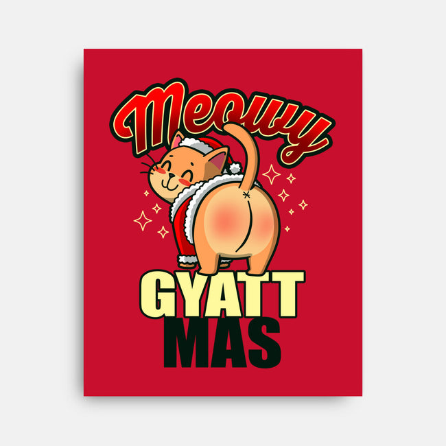 Meowy Gyattmas-None-Stretched-Canvas-Boggs Nicolas