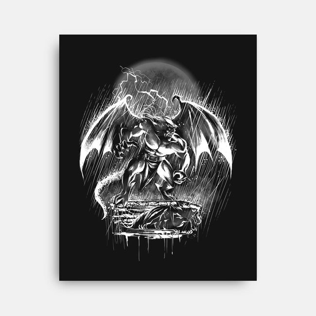 Gargoyle City-None-Stretched-Canvas-zascanauta