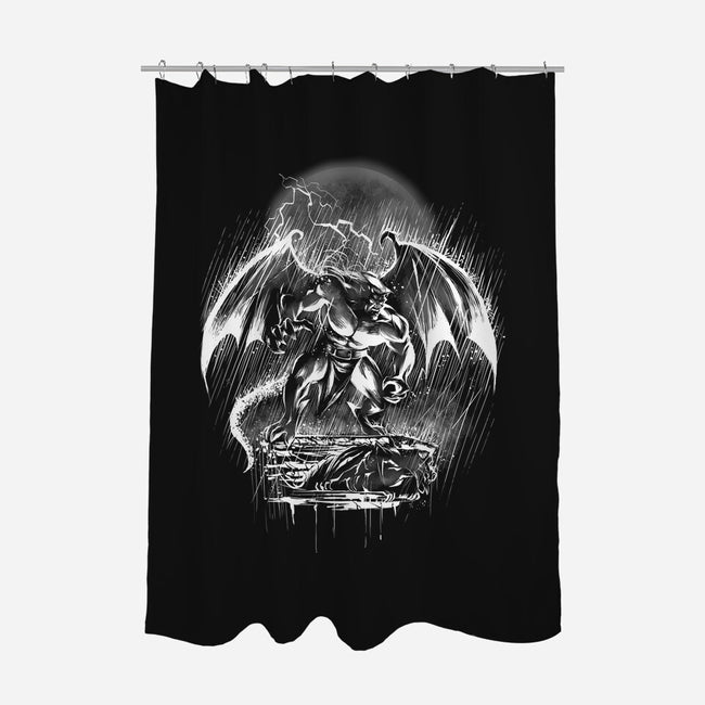 Gargoyle City-None-Polyester-Shower Curtain-zascanauta