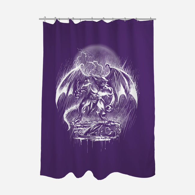 Gargoyle City-None-Polyester-Shower Curtain-zascanauta