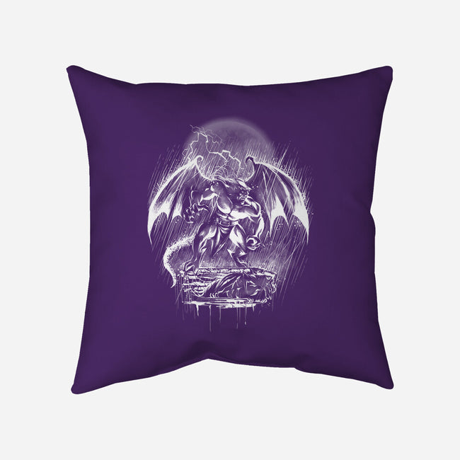 Gargoyle City-None-Removable Cover w Insert-Throw Pillow-zascanauta