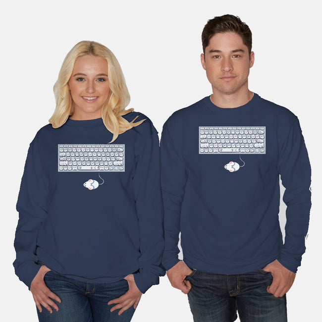 KittensBoard-Unisex-Crew Neck-Sweatshirt-Vallina84