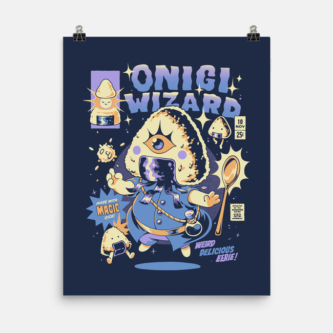 Onigiwizard-None-Matte-Poster-ilustrata