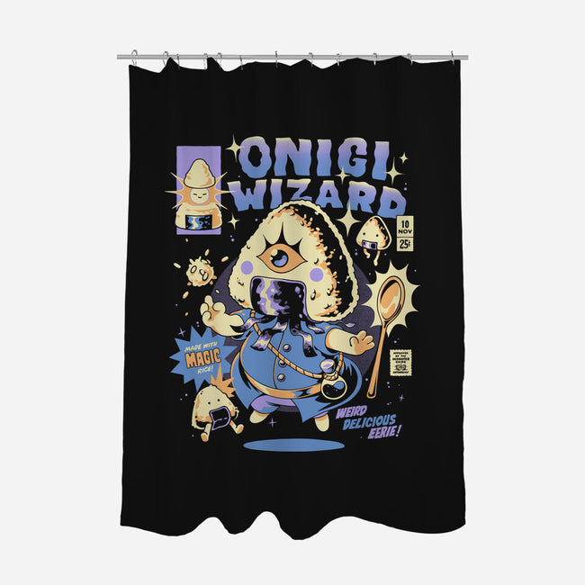 Onigiwizard-None-Polyester-Shower Curtain-ilustrata