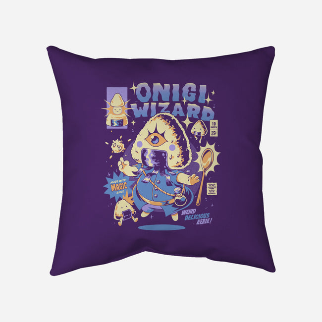 Onigiwizard-None-Removable Cover w Insert-Throw Pillow-ilustrata