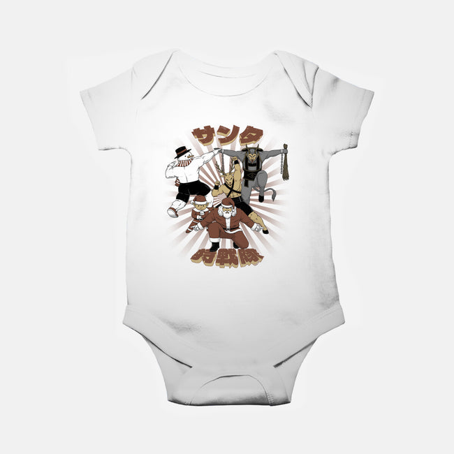 Santa Force-Baby-Basic-Onesie-pigboom