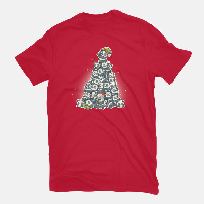 Panda Christmas-Youth-Basic-Tee-Freecheese