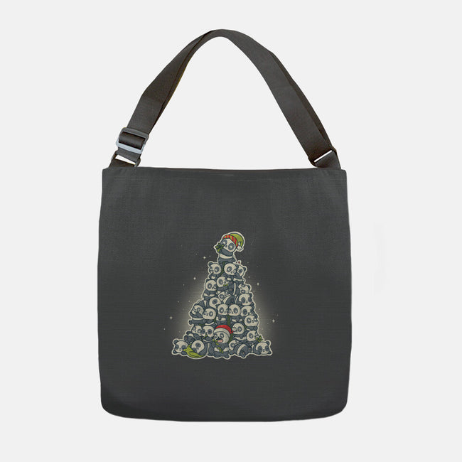 Panda Christmas-None-Adjustable Tote-Bag-Freecheese