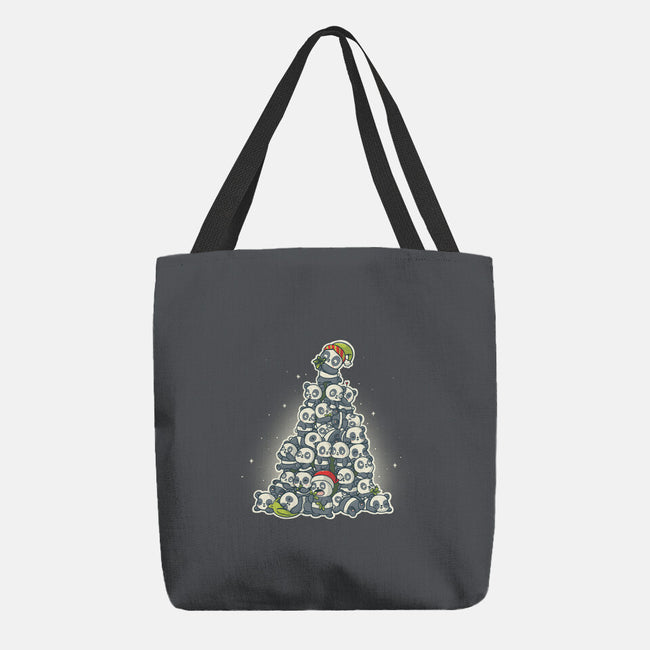 Panda Christmas-None-Basic Tote-Bag-Freecheese