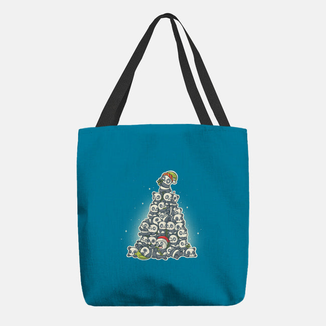 Panda Christmas-None-Basic Tote-Bag-Freecheese