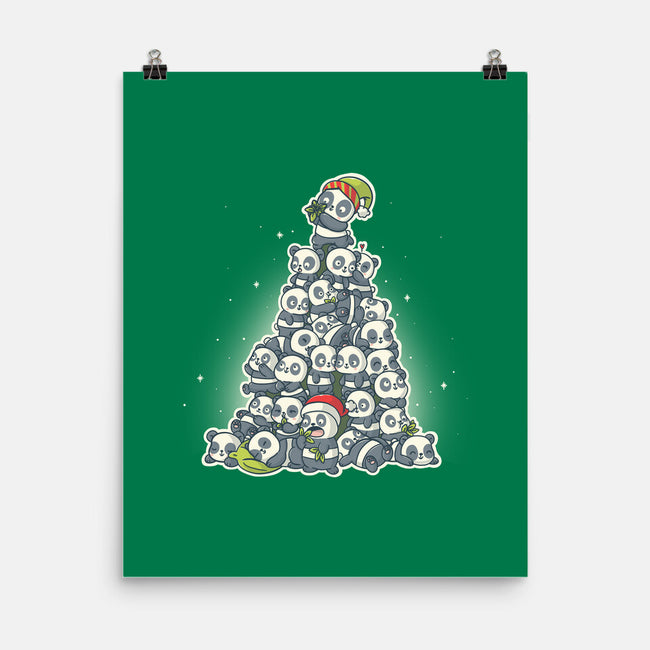 Panda Christmas-None-Matte-Poster-Freecheese