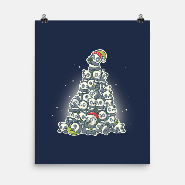 Panda Christmas-None-Matte-Poster-Freecheese