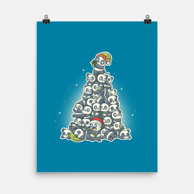 Panda Christmas-None-Matte-Poster-Freecheese