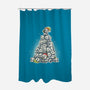 Panda Christmas-None-Polyester-Shower Curtain-Freecheese