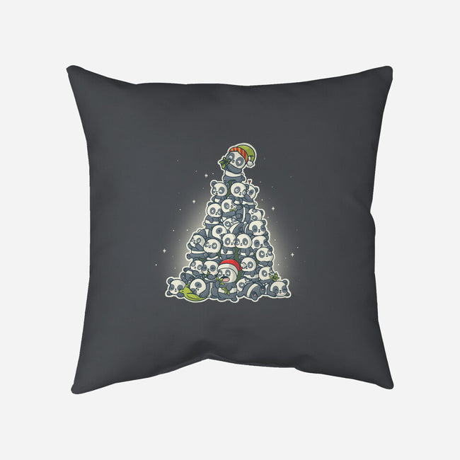 Panda Christmas-None-Removable Cover w Insert-Throw Pillow-Freecheese