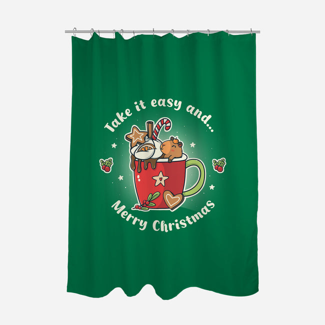 Cozy Christmas-None-Polyester-Shower Curtain-Freecheese