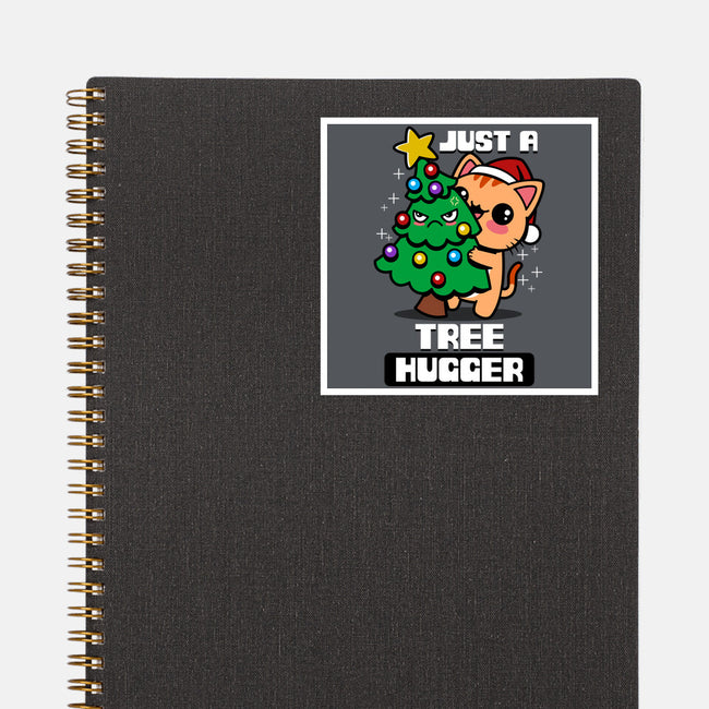 Just A Tree Hugger-None-Glossy-Sticker-Boggs Nicolas