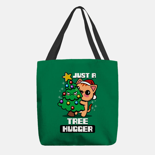 Just A Tree Hugger-None-Basic Tote-Bag-Boggs Nicolas