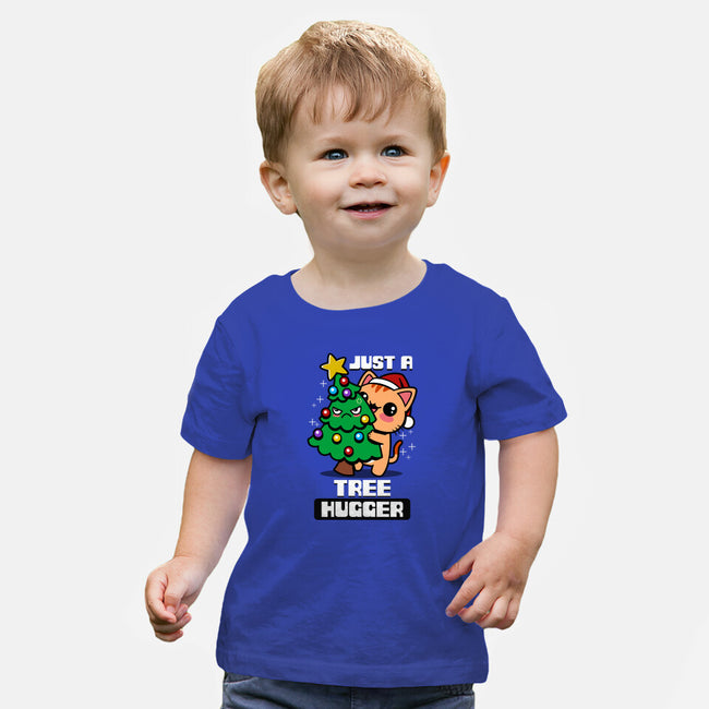 Just A Tree Hugger-Baby-Basic-Tee-Boggs Nicolas