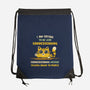 Trying To Be Less Condescending-None-Drawstring-Bag-kg07