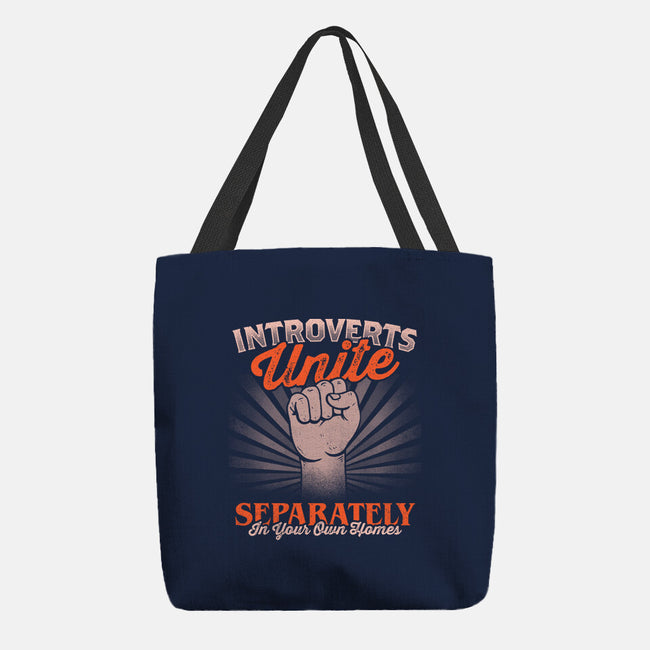 Introverts Unite Separately-None-Basic Tote-Bag-koalastudio