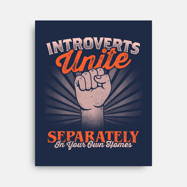 Introverts Unite Separately-None-Stretched-Canvas-koalastudio