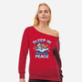 Sleep In Heavenly Peace-Womens-Off Shoulder-Sweatshirt-Boggs Nicolas