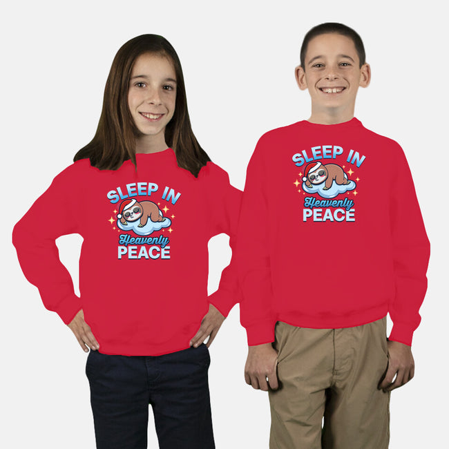 Sleep In Heavenly Peace-Youth-Crew Neck-Sweatshirt-Boggs Nicolas