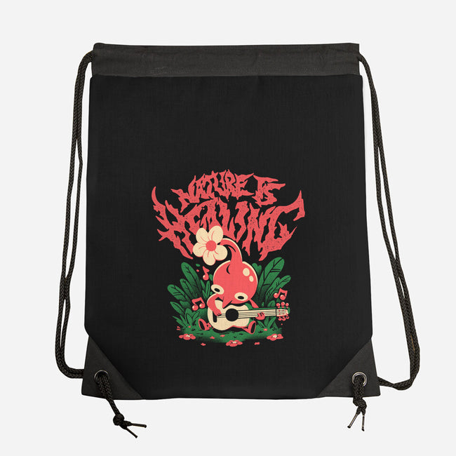 Nature Is Healing-None-Drawstring-Bag-Estudio Horta