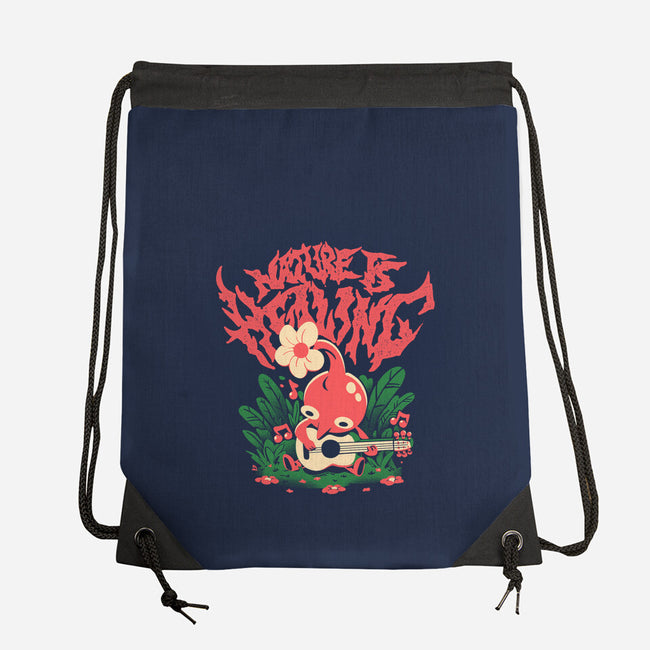 Nature Is Healing-None-Drawstring-Bag-Estudio Horta