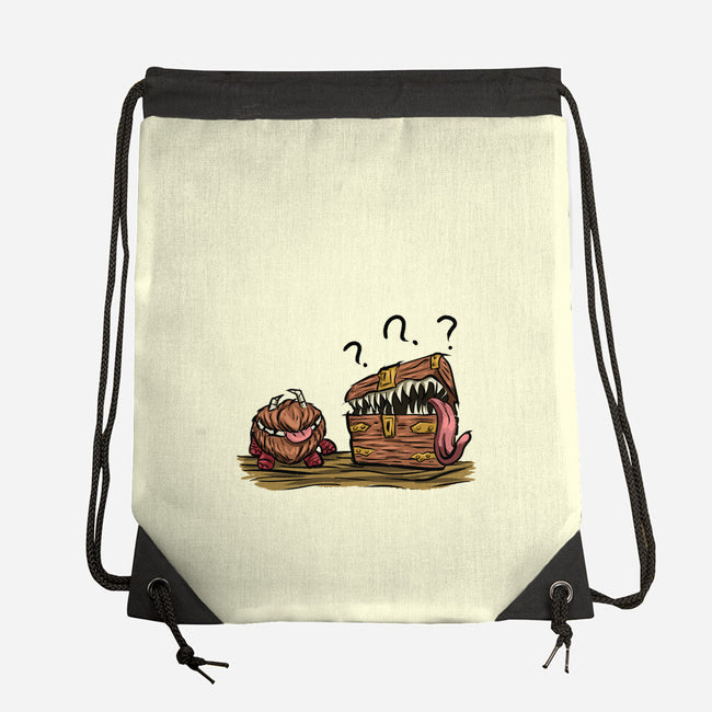 Two Mimics-None-Drawstring-Bag-nickzzarto