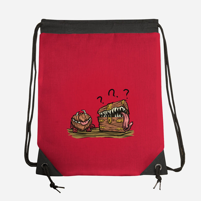 Two Mimics-None-Drawstring-Bag-nickzzarto